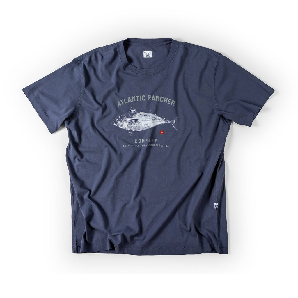 The Boatyard Crewneck T-Shirt T-Shirts Atlantic Rancher Company Albacore - Slate M