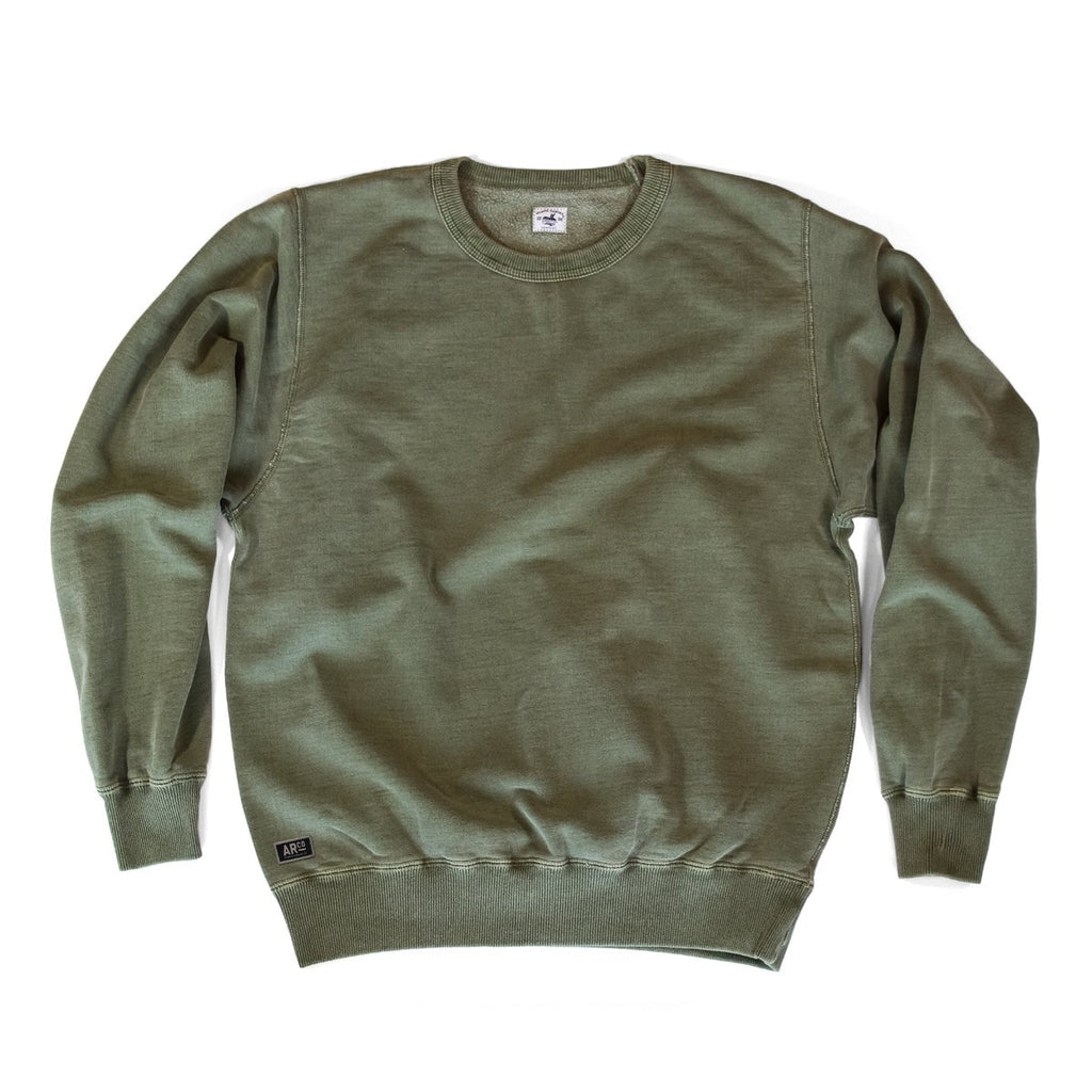 Hudson Canyon Crewneck Sweatshirts Atlantic Rancher Company Olive S 