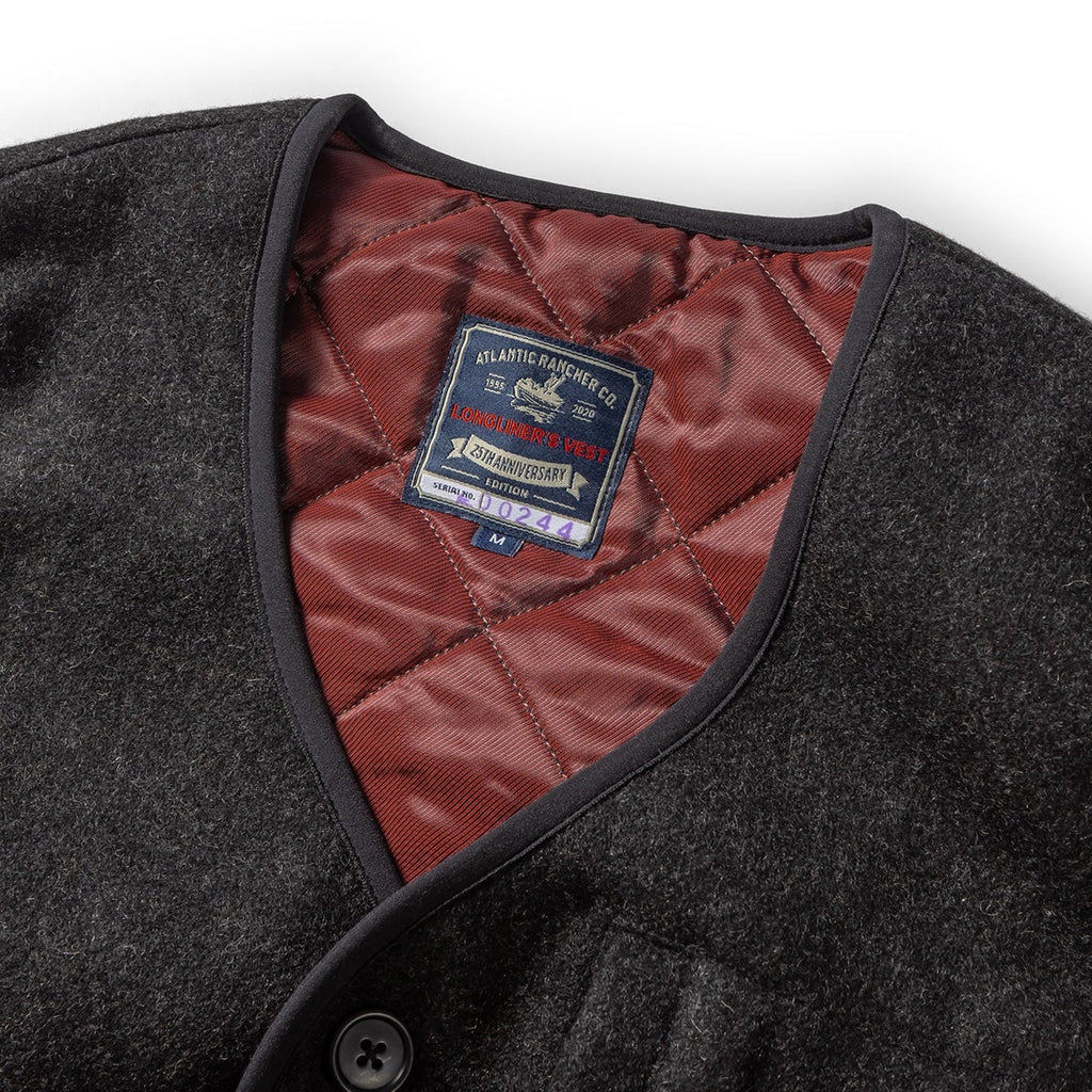Longliner's Wool Vest - 25th Anniversary Edition vest Atlantic Rancher Company   