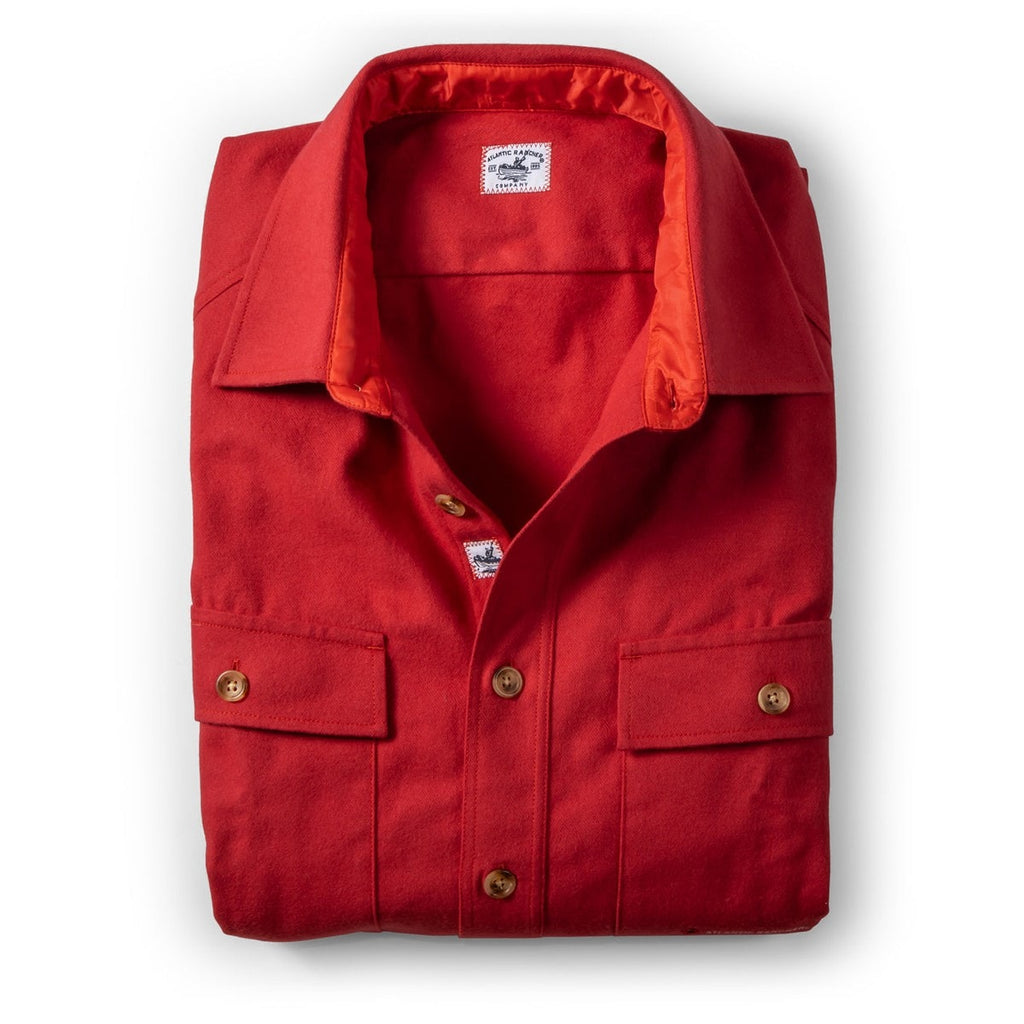 The Chamois Shirt-Jack Apparel & Accessories Atlantic Rancher Company Hunter Red M 
