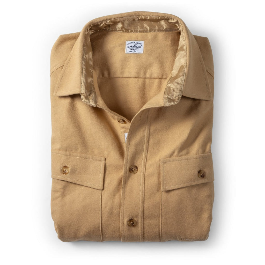 The Chamois Shirt-Jack Apparel & Accessories Atlantic Rancher Company Camel M 
