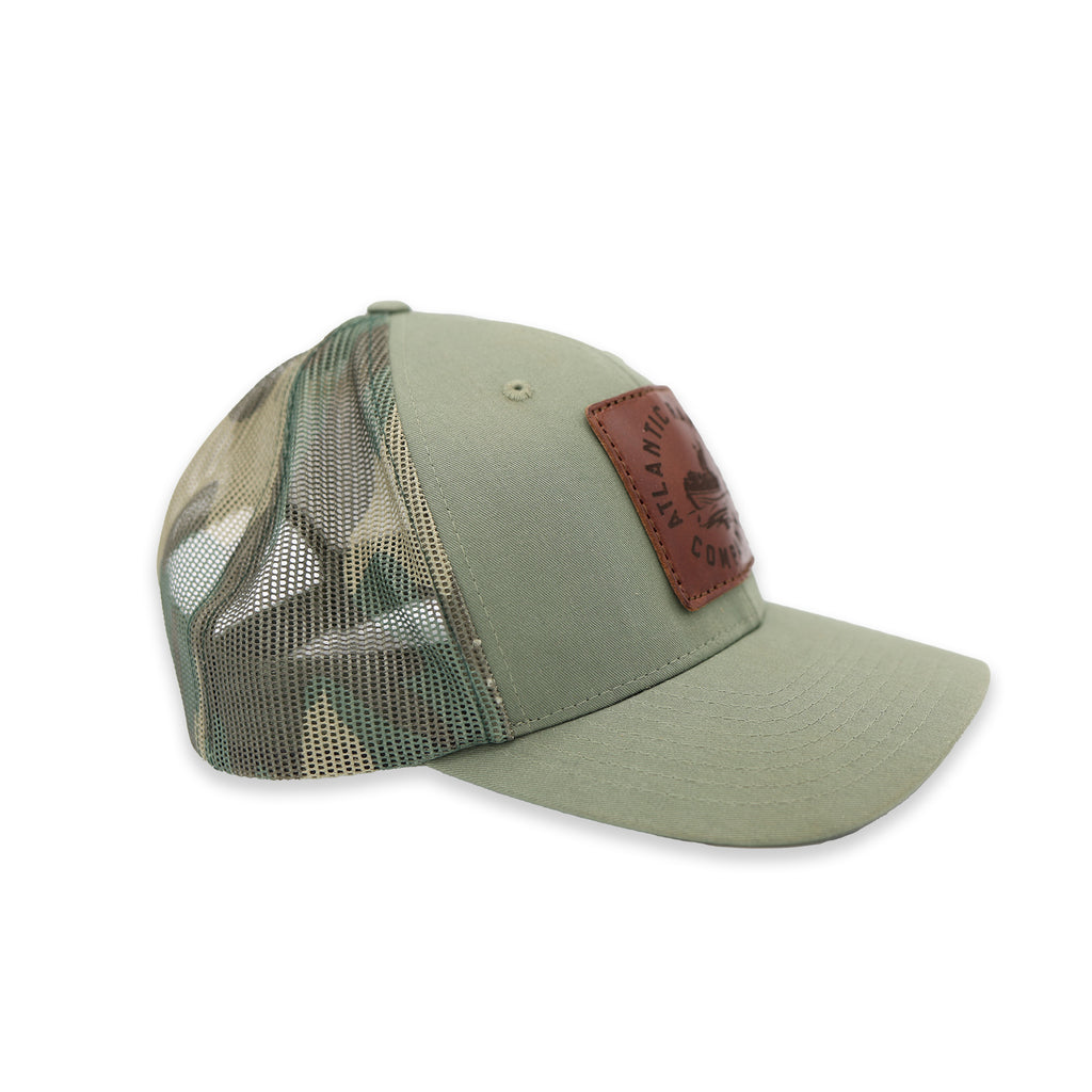 Boatyard Trucker Camo Mesh Back Cap Hats Atlantic Rancher Company