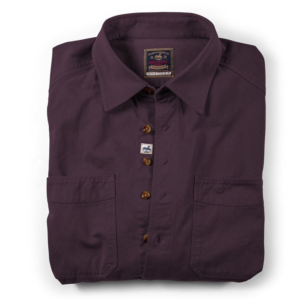 Boatyard Shirt - 25th Anniversary Edition Shirts & Tops Atlantic Rancher Company Burgundy S 