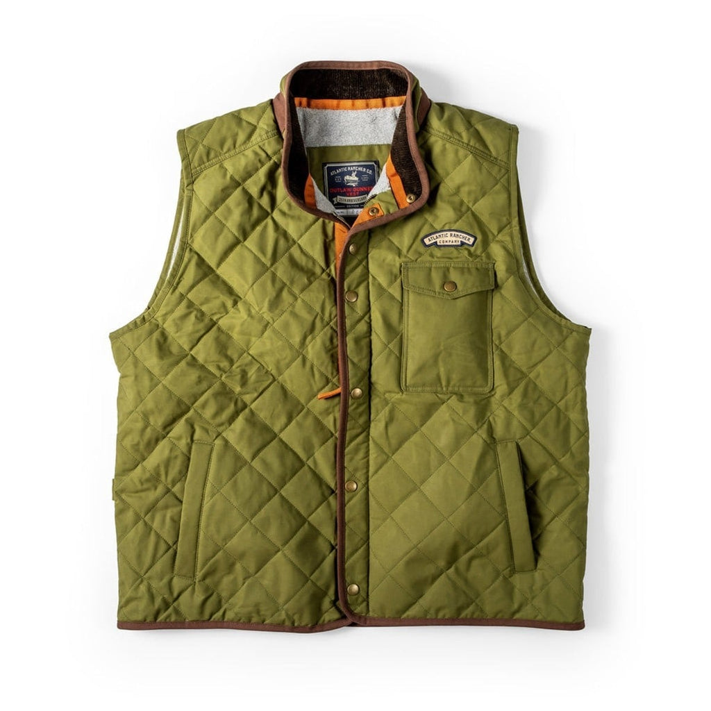 Outlaw Gunner Vest - 25th Anniversary Edition vest Atlantic Rancher Company Olive S 