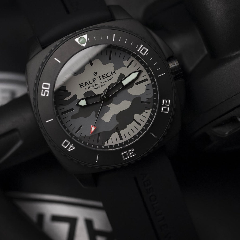 Ralf Tech WRX Electric "Black Camo" Diver's Watch Watches Atlantic Rancher Company   