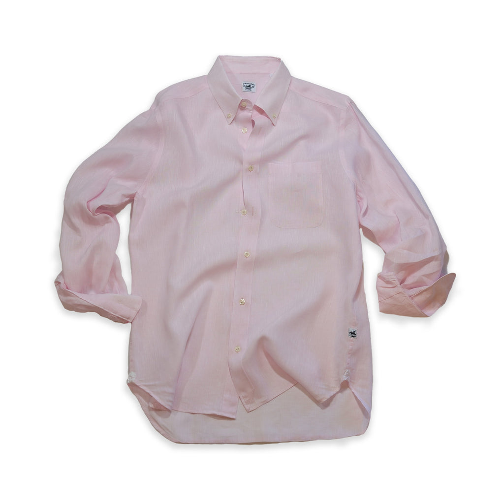 Captain's Button-down Collar Linen Shirt Shirts Atlantic Rancher Company