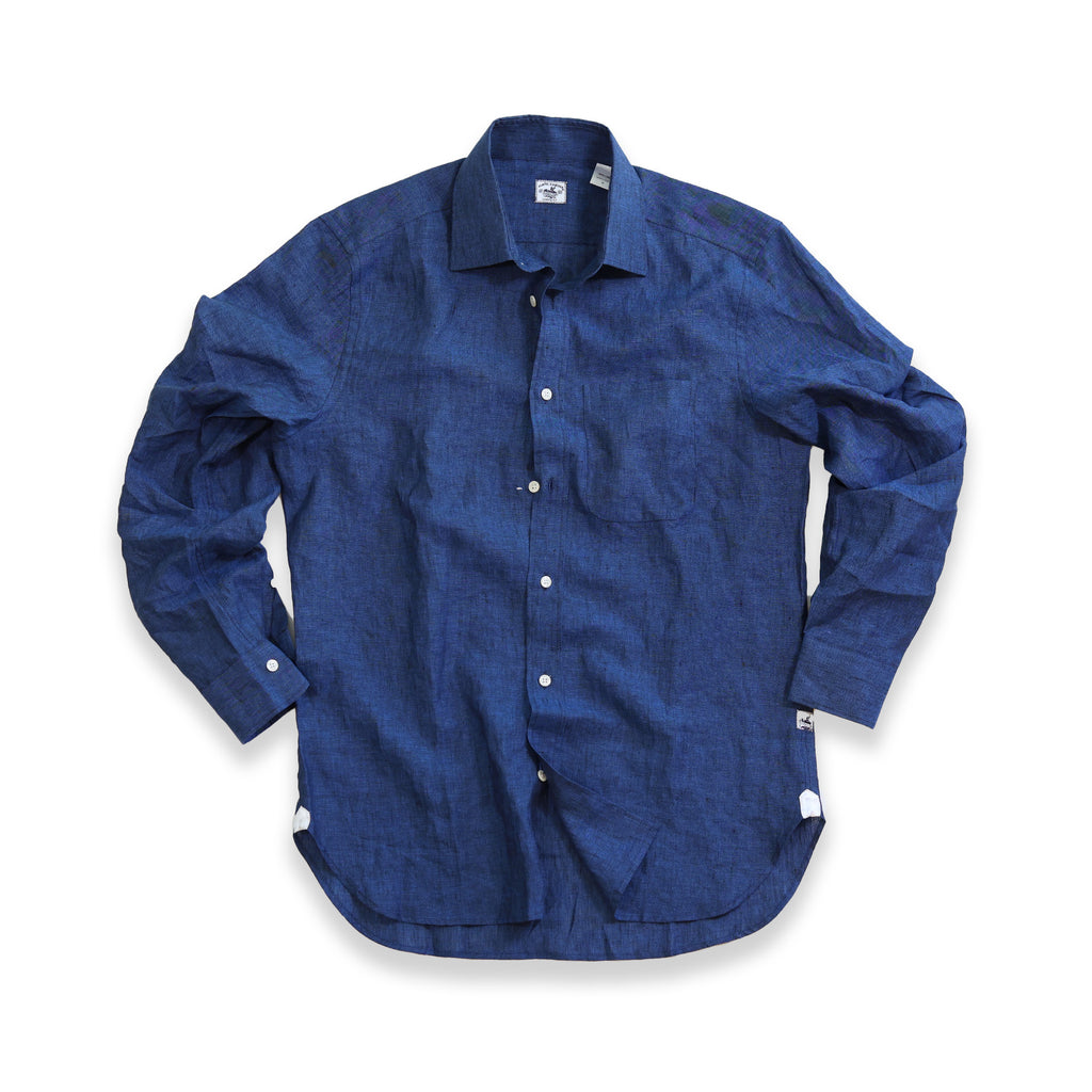 Captain's Point Collar Linen Shirt Shirts Atlantic Rancher Company
