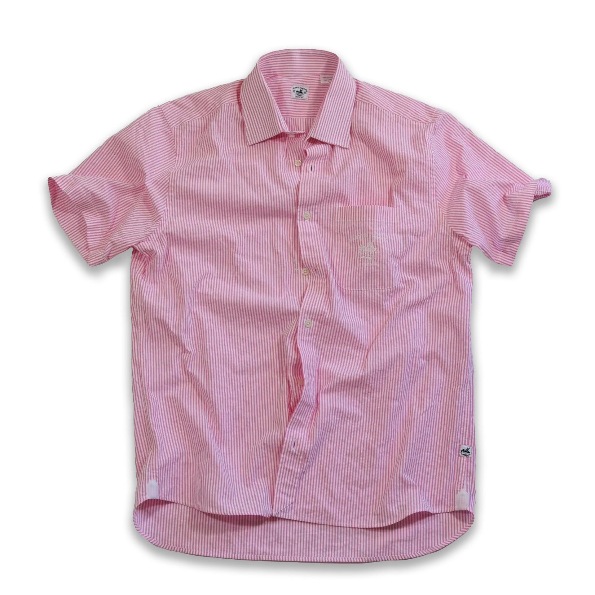 Captain's Uniform Seersucker Short Sleeve Shirt -Special Edition Atlantic Rancher Company Berry M