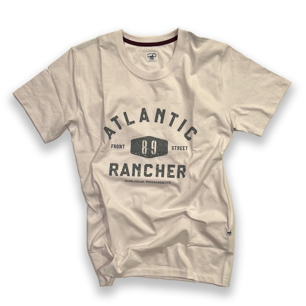 The Boatyard Crewneck T-Shirt T-Shirts Atlantic Rancher Company 89 Front St - A -Cream M 