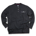 Captain's Long Sleeve Henley Apparel & Accessories Atlantic Rancher Company Charcoal S