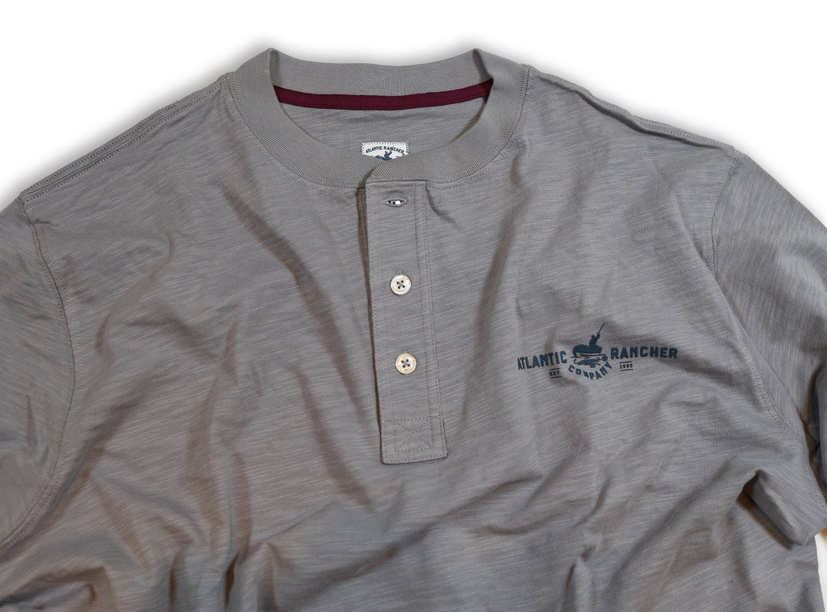 Captain's Long Sleeve Henley Apparel & Accessories Atlantic Rancher Company