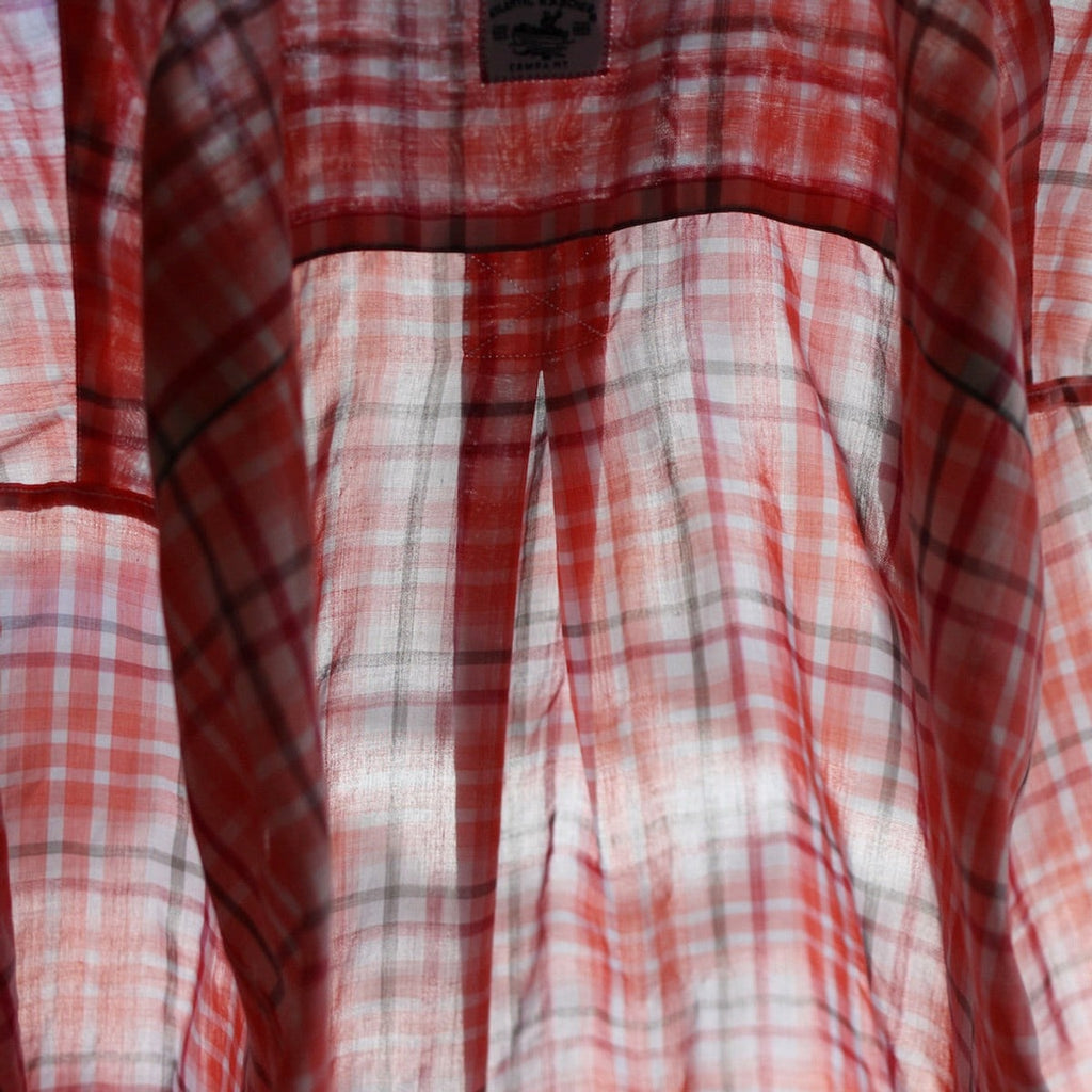 Bimini Short Sleeve Cotton Shirt- in Snapper Red Shirts Atlantic Rancher Company   