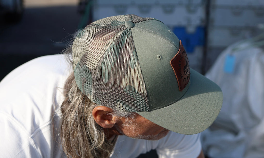 Boatyard Trucker Camo Mesh Back Cap Hats Atlantic Rancher Company