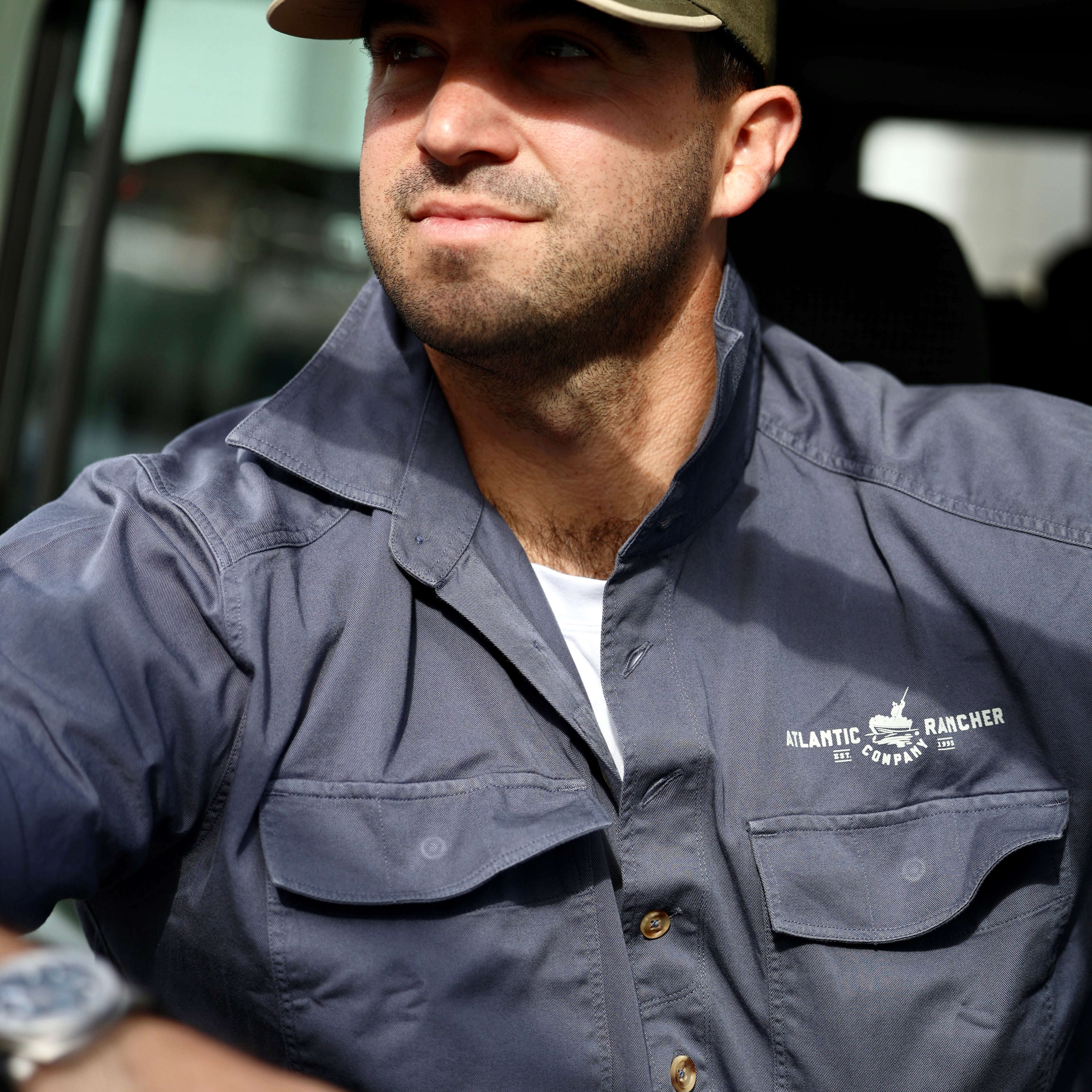 Fuel Dock Foreman's Shirt -- Short Sleeve Atlantic Rancher Company