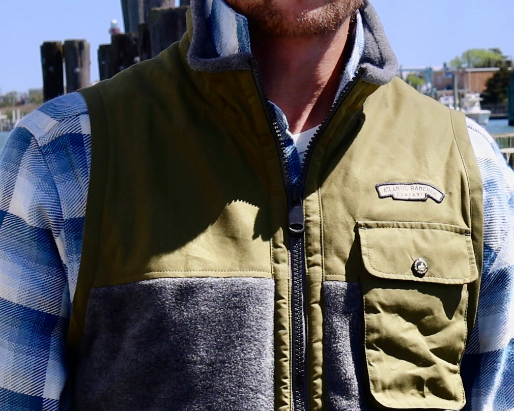 Hudson Canyon Wool Fleece Vest Apparel & Accessories Atlantic Rancher Company