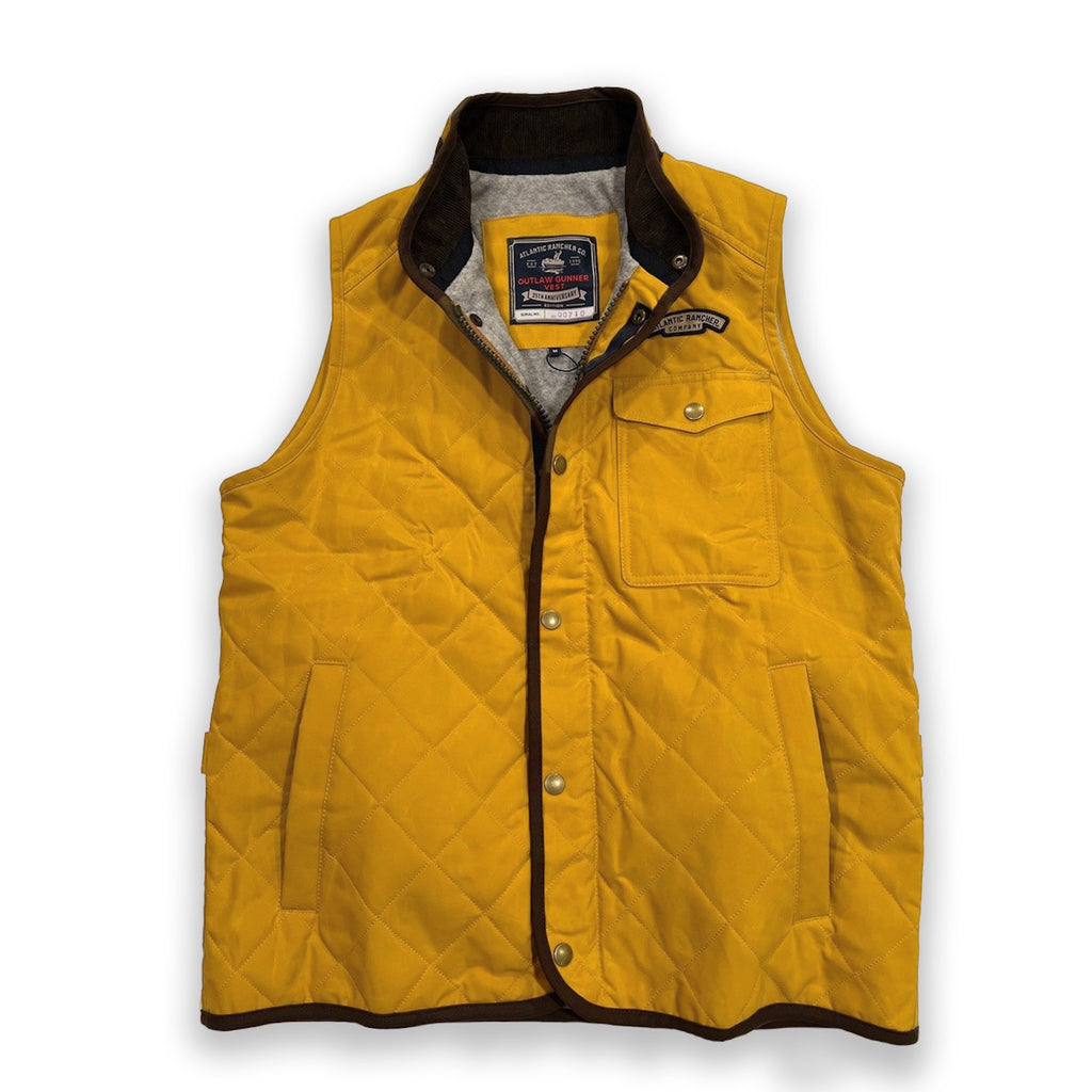 Outlaw Gunner Vest - 25th Anniversary Edition vest Atlantic Rancher Company Mustard Yellow S 