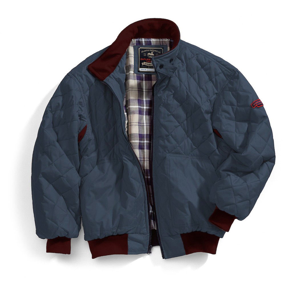 Outlaw Gunner Bomber Jacket - 25th Anniversary Edition Outerwear Atlantic Rancher Company Slate S 