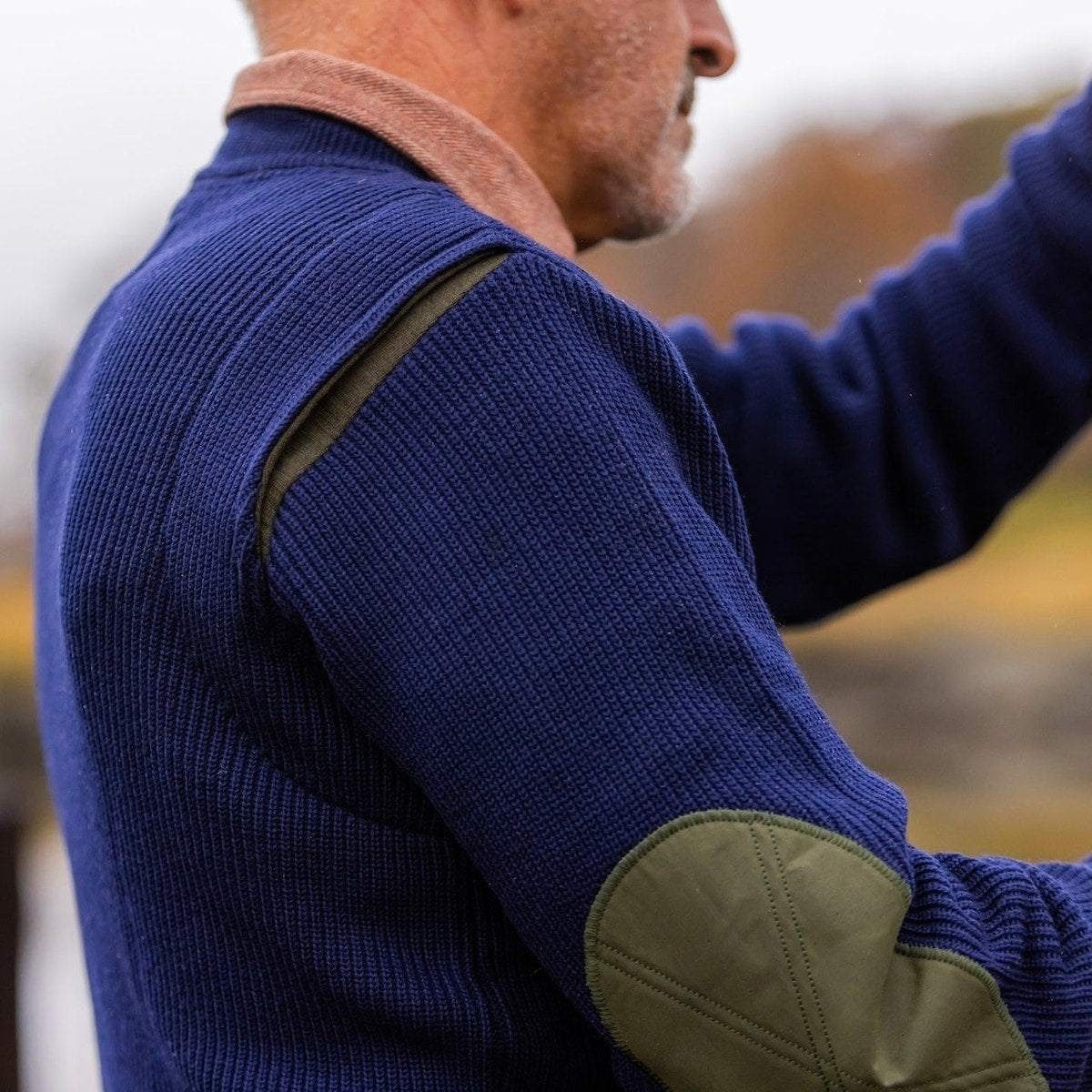 25th Anniversary Ranger’s Uniform Crewneck Sweater 100% Merino Wool Navy / XXL by Atlantic Rancher Company