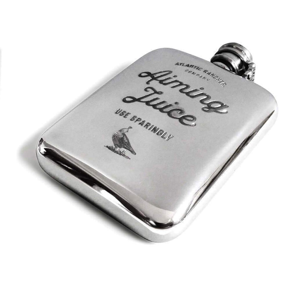 Atlantic Rancher Co. Pewter Flask Flasks Atlantic Rancher Company