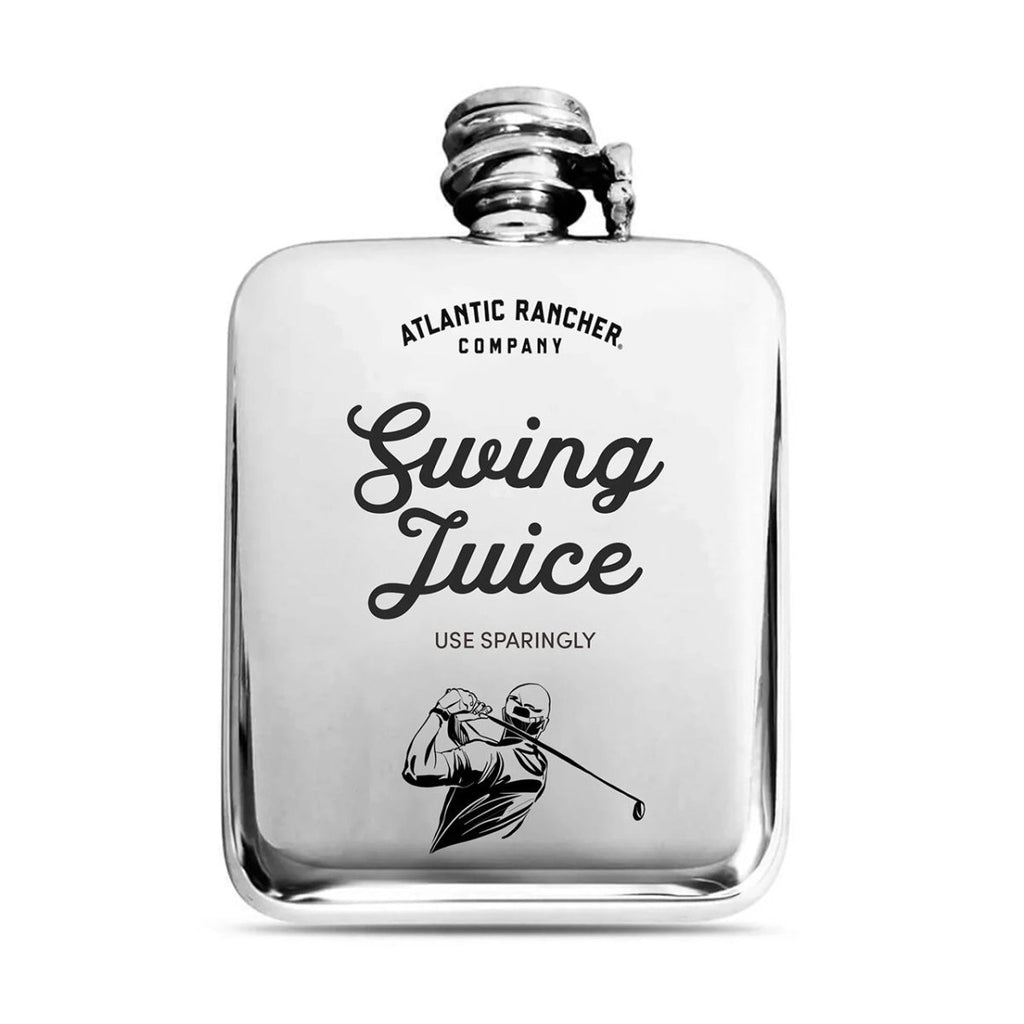 Atlantic Rancher Co. Pewter Flask Flasks Atlantic Rancher Company Swing Juice