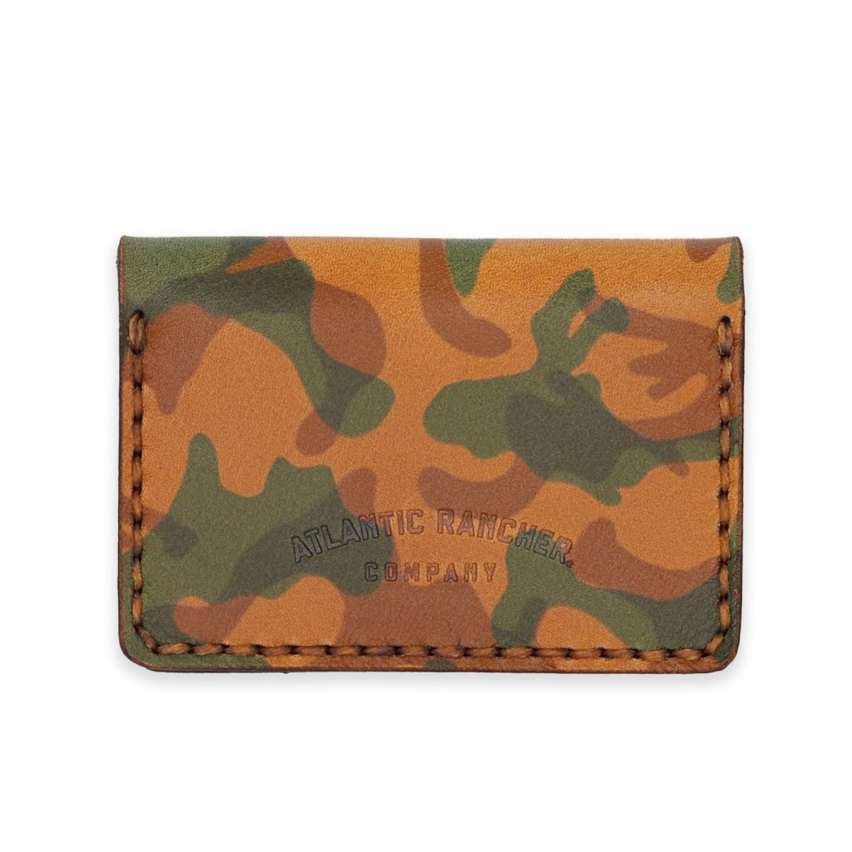 Atlantic Rancher Leather Card Case - Atlantic Rancher CompanyTerracotta CamoAtlantic Rancher Leather Card Case