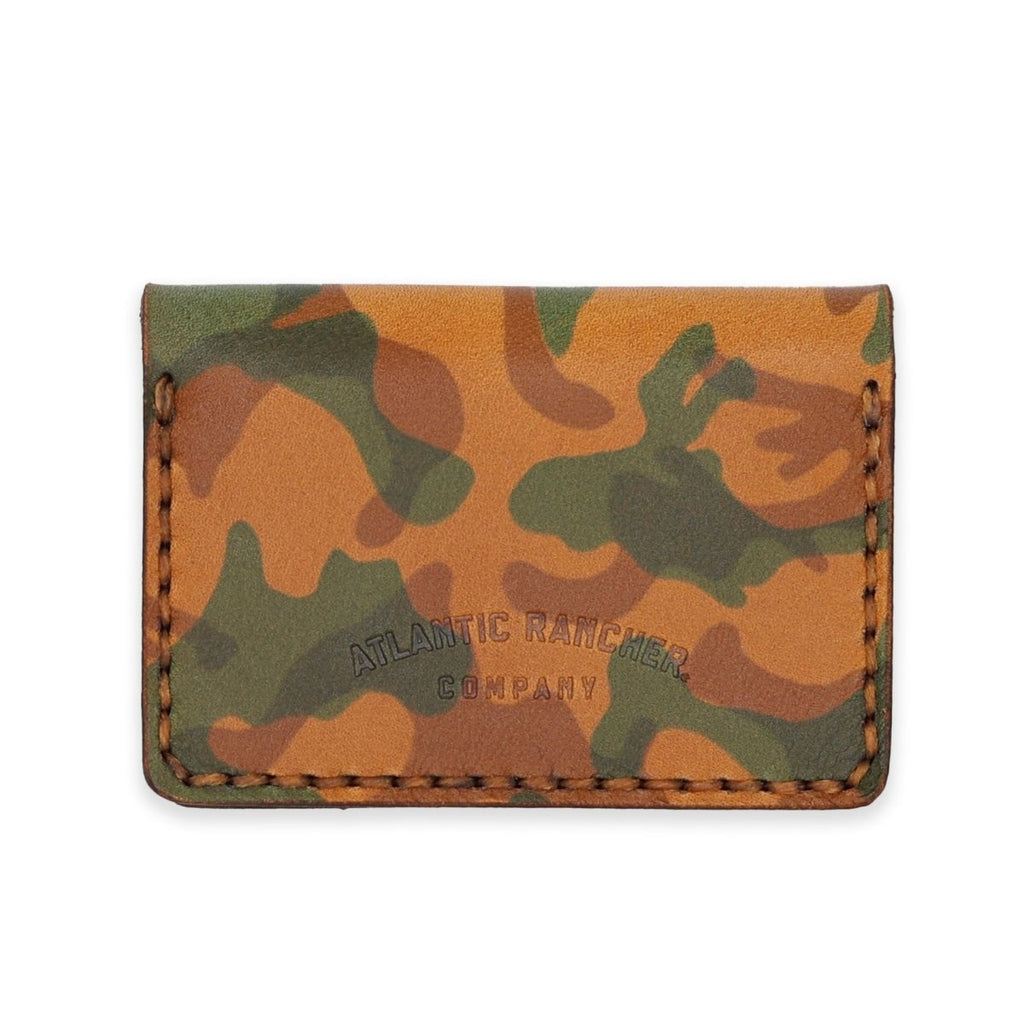 Atlantic Rancher Leather Card Case - Atlantic Rancher CompanyAtlantic Rancher Leather Card CaseLeather GoodsAtlantic Rancher CompanyTerracotta CamoAtlantic Rancher Leather Card Case