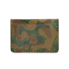 Atlantic Rancher Leather Card Case Leather Goods Atlantic Rancher Company Olive Camo