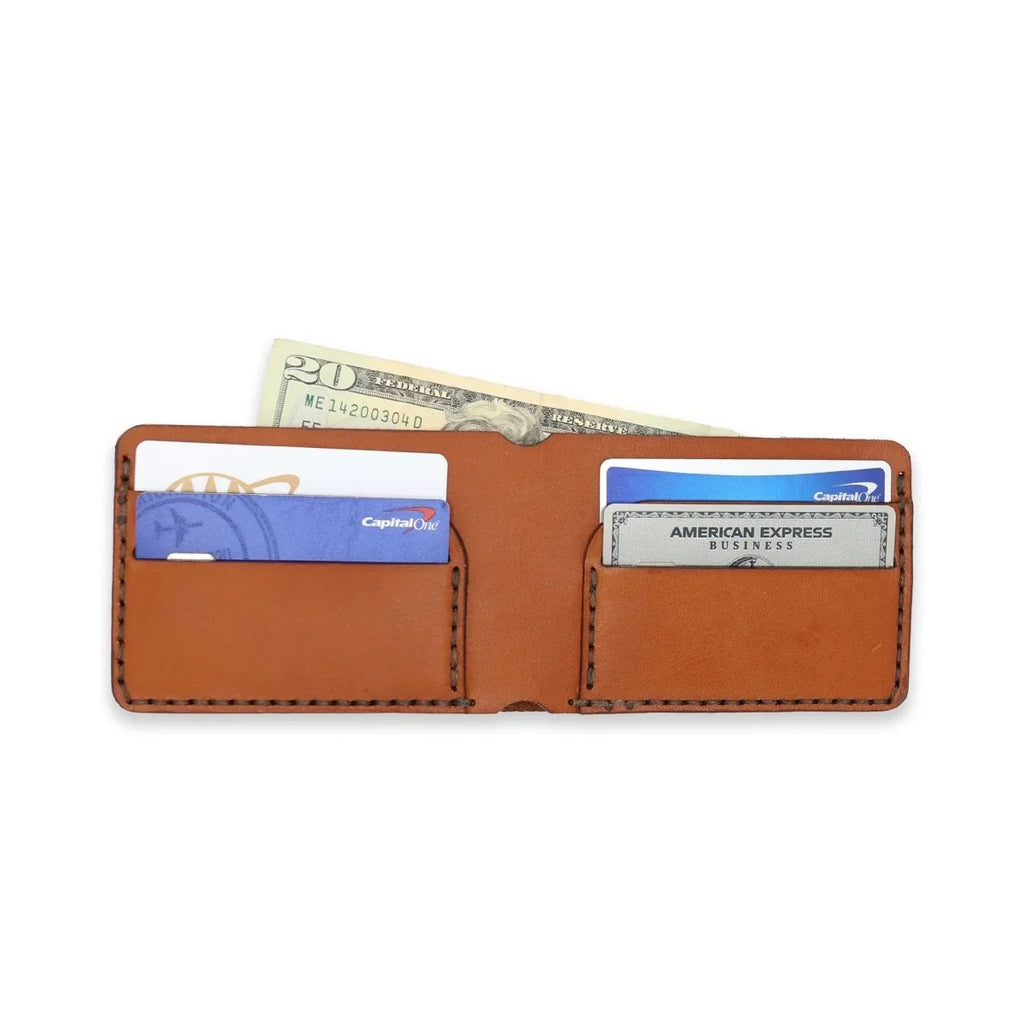 Atlantic Rancher Leather Wallet Leather Goods Atlantic Rancher Company Russet