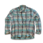Bayman's Buffalo Plaid Flannel Shirt Shirts Atlantic Rancher Company S Mint/Cream Plaid