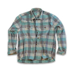 Bayman's Buffalo Plaid Flannel Shirt Shirts Atlantic Rancher Company S Mint/Cream Plaid