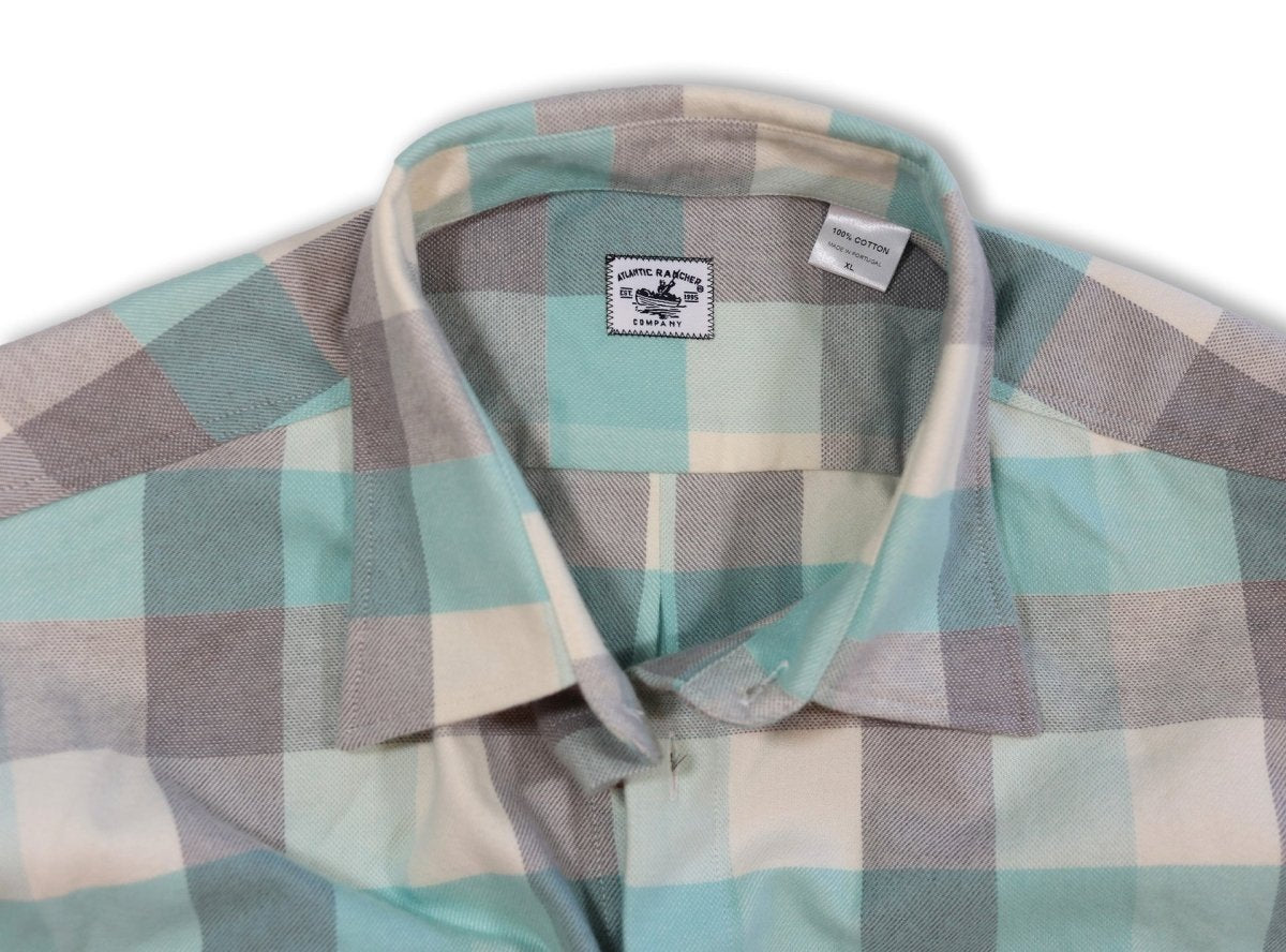 Bayman's Buffalo Plaid Flannel Shirt - Atlantic Rancher CompanyBayman's Buffalo Plaid Flannel ShirtShirtsAtlantic Rancher CompanyPiney02SMint/Cream PlaidBayman's Buffalo Plaid Flannel Shirt Shirts Atlantic Rancher Company