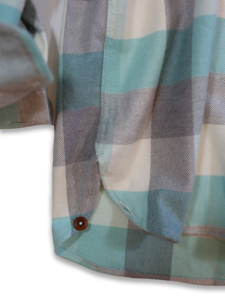Bayman's Buffalo Plaid Flannel Shirt - Atlantic Rancher CompanyBayman's Buffalo Plaid Flannel ShirtShirtsAtlantic Rancher CompanyPiney02SMint/Cream PlaidBayman's Buffalo Plaid Flannel Shirt