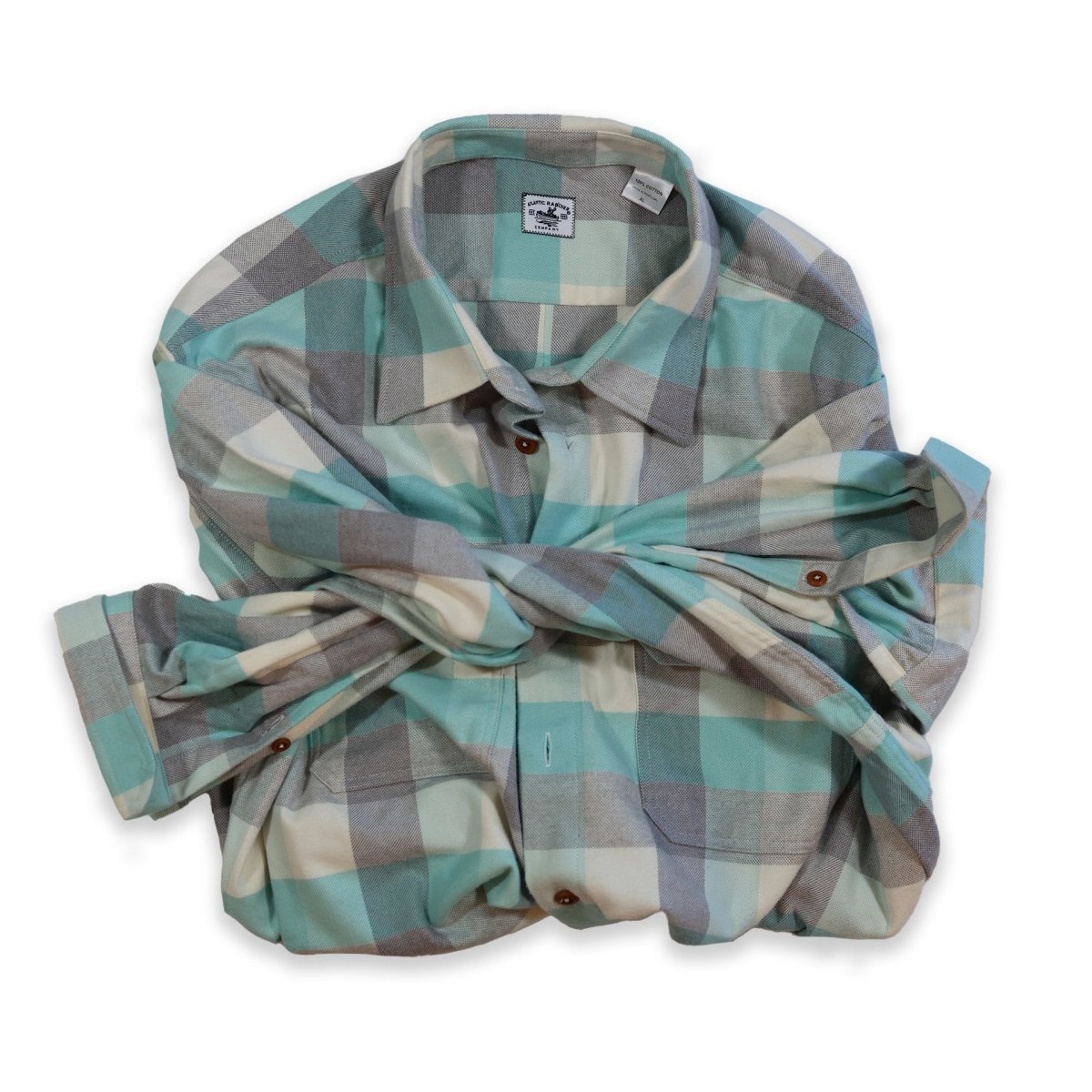 Bayman's Buffalo Plaid Flannel Shirt - Atlantic Rancher CompanyBayman's Buffalo Plaid Flannel ShirtShirtsAtlantic Rancher CompanyPiney02SMint/Cream PlaidBayman's Buffalo Plaid Flannel Shirt Shirts Atlantic Rancher Company