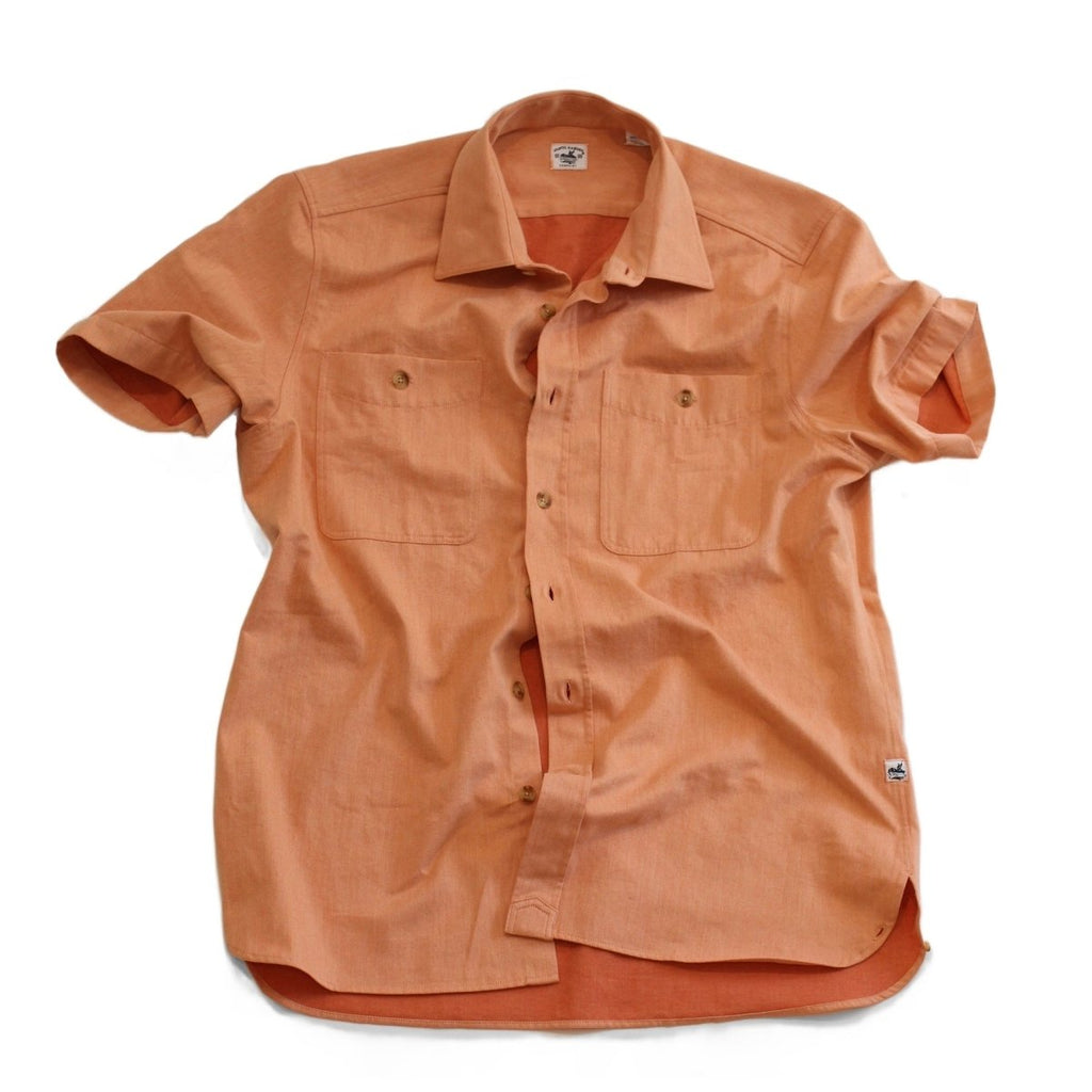 Bayman's Clamdigger Shirt, Short Sleeve - Atlantic Rancher CompanyBayman's Clamdigger Shirt, Short SleeveShirtsAtlantic Rancher CompanySalmonMBayman's Clamdigger Shirt, Short Sleeve Shirts Atlantic Rancher Company Salmon M