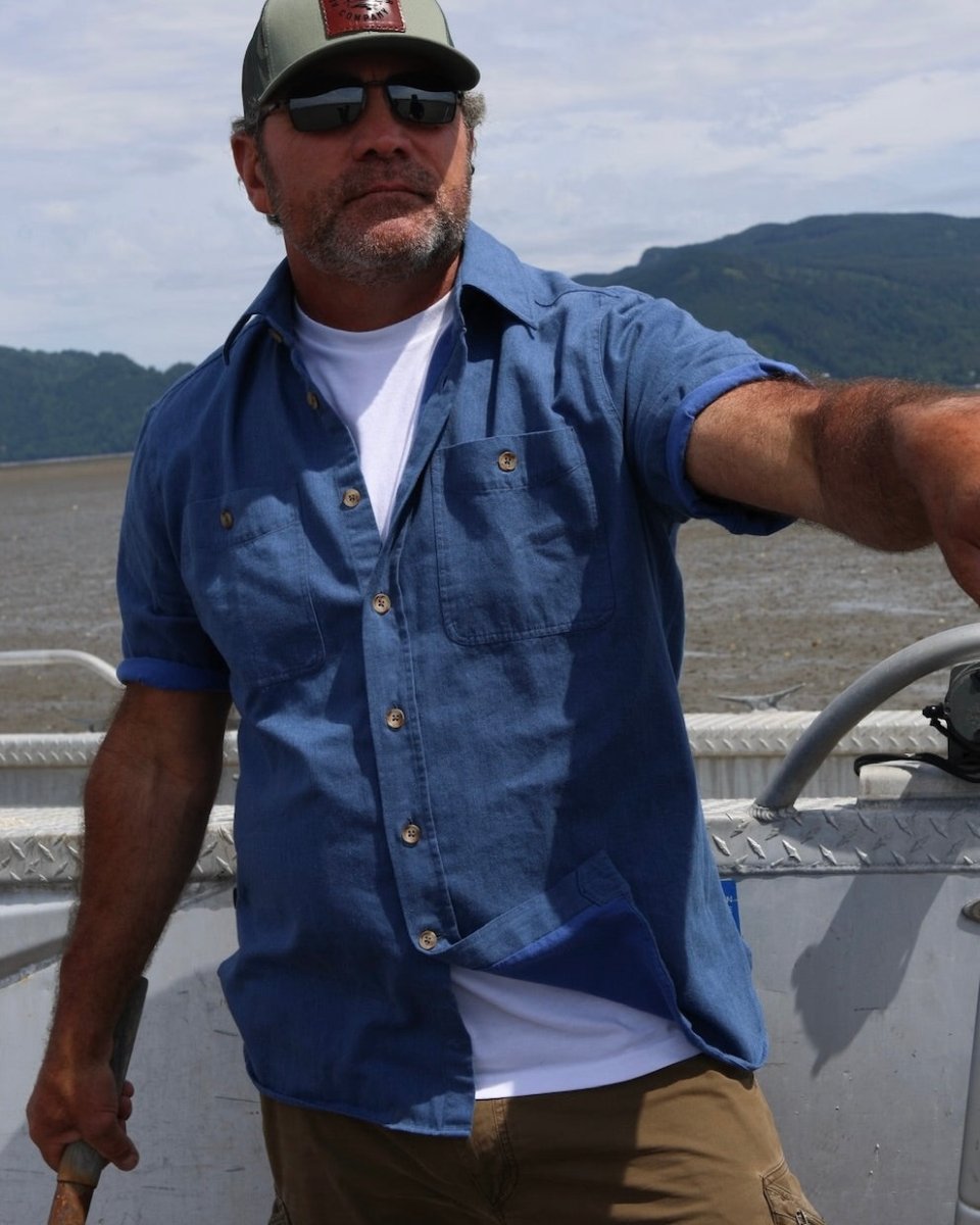 Bayman's Clamdigger Shirt, Short Sleeve Shirts Atlantic Rancher Company