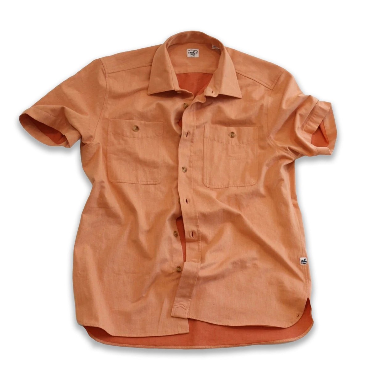 Bayman's Clamdigger Shirt, Short Sleeve Shirts Atlantic Rancher Company Salmon M