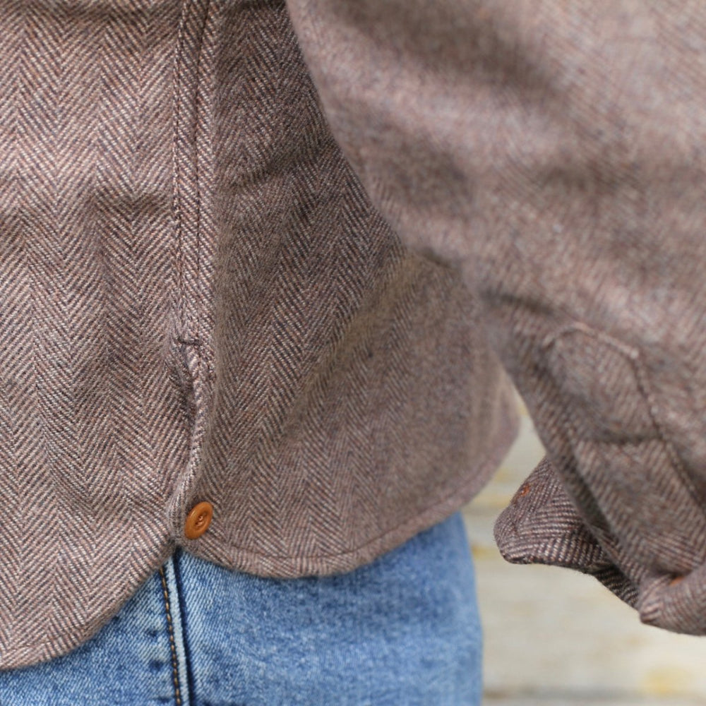 Bayman's Flannel Shirt - Atlantic Rancher CompanyBayman's Flannel ShirtAtlantic Rancher CompanyPiney02 - TobHerTobacco HerringboneSBayman's Flannel Shirt Atlantic Rancher Company