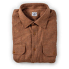 Bayman's Herringbone Flannel Shirt - Final Sale Apparel & Accessories Atlantic Rancher Company Russett Herringbone S