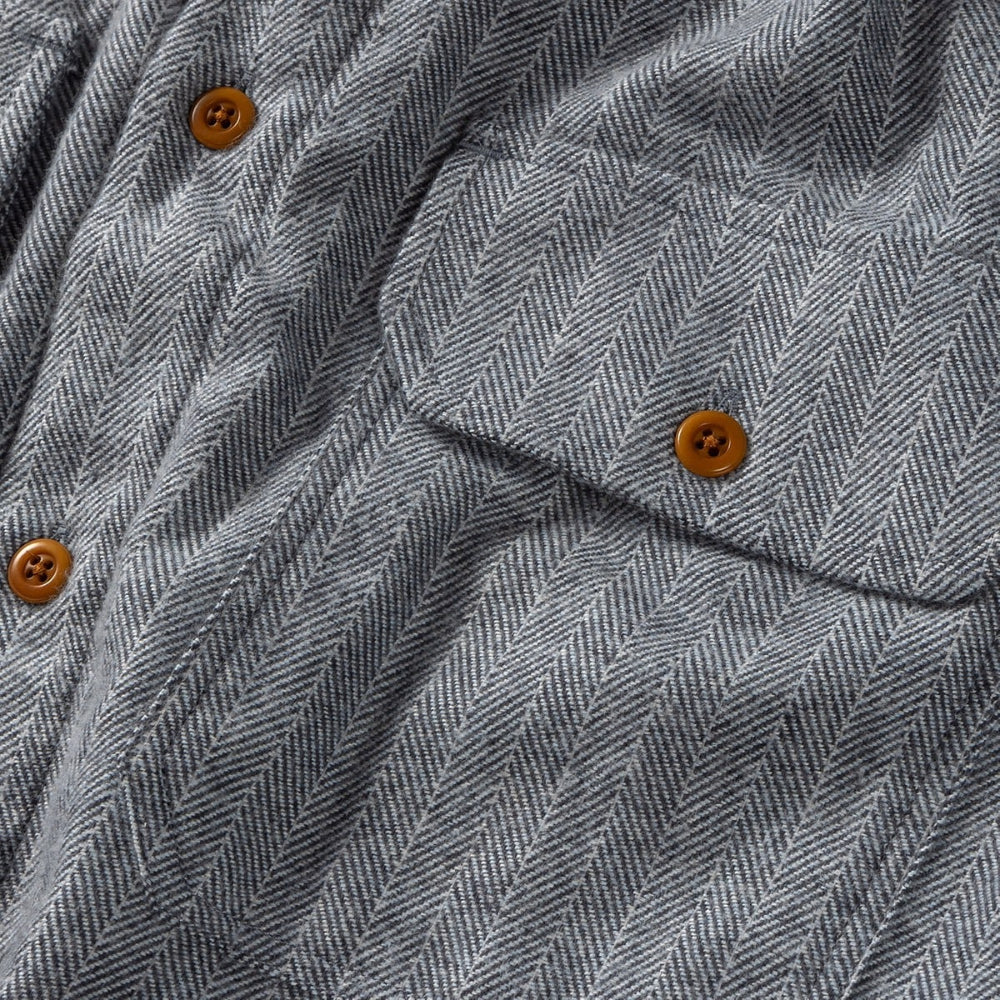 Bayman's Herringbone Flannel Shirt - Final Sale Apparel & Accessories Atlantic Rancher Company