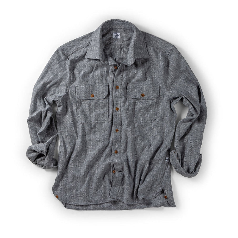Bayman's Herringbone Flannel Shirt - Final Sale Apparel & Accessories Atlantic Rancher Company