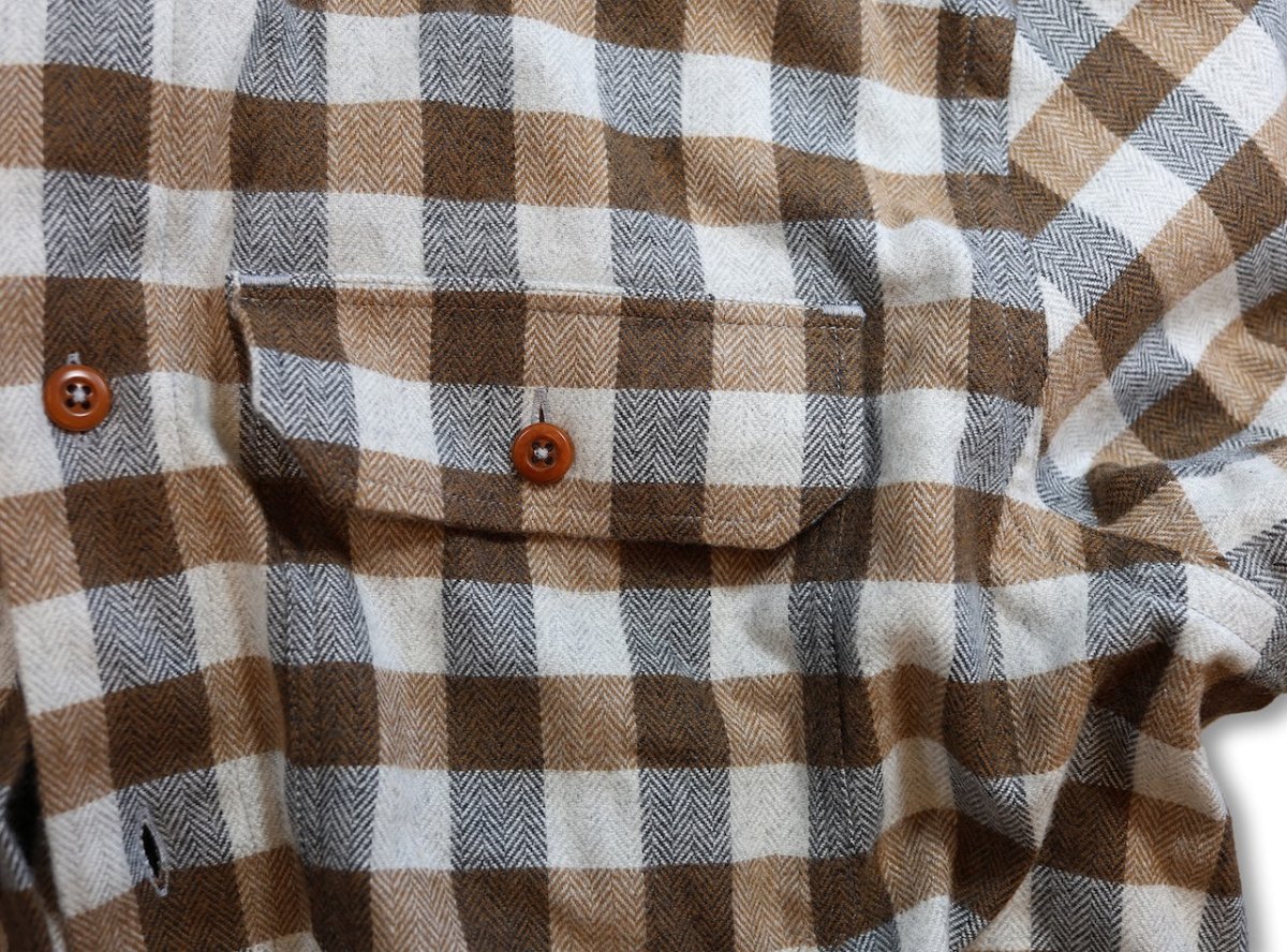 Bayman's Herringbone Gingham Flannel Shirt - Atlantic Rancher CompanyBayman's Herringbone Gingham Flannel ShirtShirtsAtlantic Rancher CompanyPiney02SBrown GinghamBayman's Herringbone Gingham Flannel Shirt