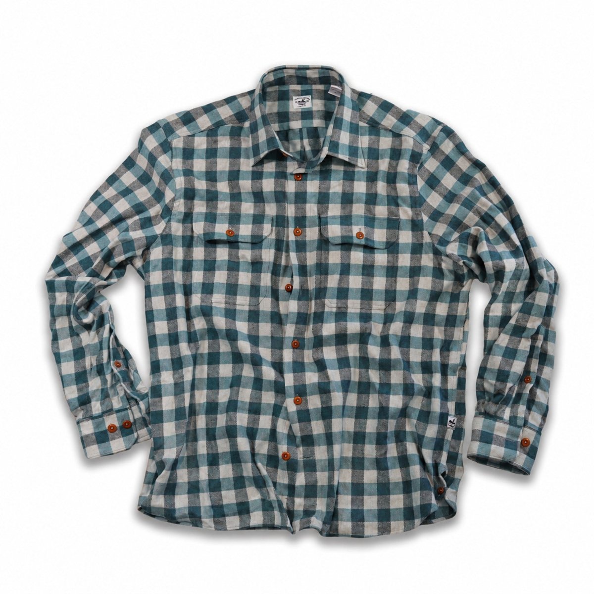Bayman's Herringbone Gingham Flannel Shirt - Atlantic Rancher CompanyBayman's Herringbone Gingham Flannel ShirtShirtsAtlantic Rancher CompanyPiney02SPine GinghanBayman's Herringbone Gingham Flannel Shirt