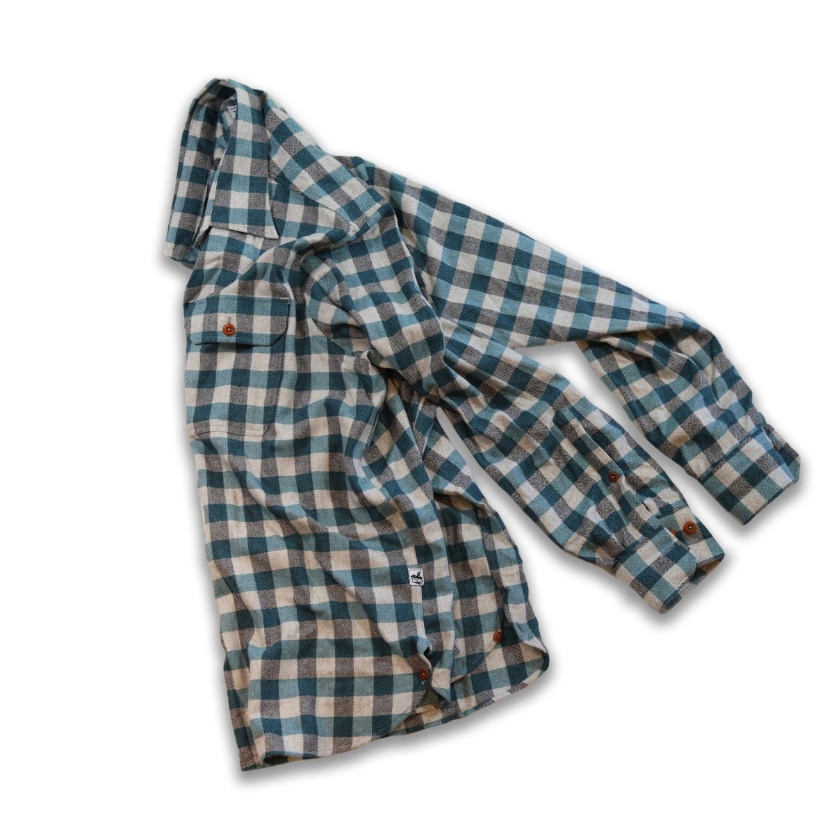 Bayman's Herringbone Gingham Flannel Shirt - Atlantic Rancher CompanyBayman's Herringbone Gingham Flannel ShirtShirtsAtlantic Rancher CompanyPiney02SPine GinghanBayman's Herringbone Gingham Flannel Shirt