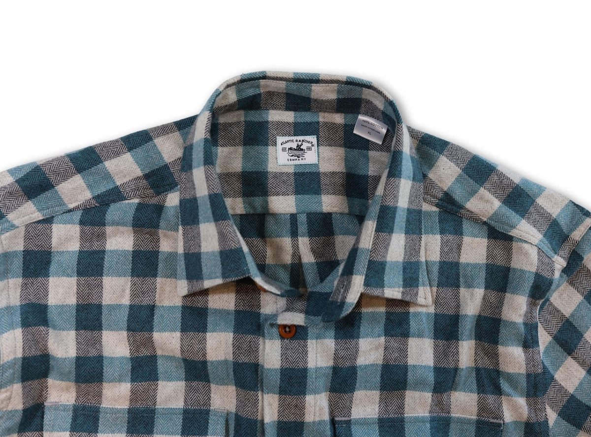 Bayman's Herringbone Gingham Flannel Shirt - Atlantic Rancher CompanyBayman's Herringbone Gingham Flannel ShirtShirtsAtlantic Rancher CompanyPiney02SPine GinghanBayman's Herringbone Gingham Flannel Shirt