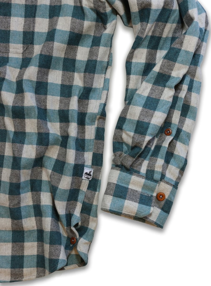 Bayman's Herringbone Gingham Flannel Shirt - Atlantic Rancher CompanyBayman's Herringbone Gingham Flannel ShirtShirtsAtlantic Rancher CompanyPiney02SPine GinghanBayman's Herringbone Gingham Flannel Shirt