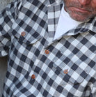 Bayman's Herringbone Gingham Flannel Shirt - Atlantic Rancher CompanyBayman's Herringbone Gingham Flannel ShirtShirtsAtlantic Rancher CompanyPiney02SCharcoal GinghamBayman's Herringbone Gingham Flannel Shirt