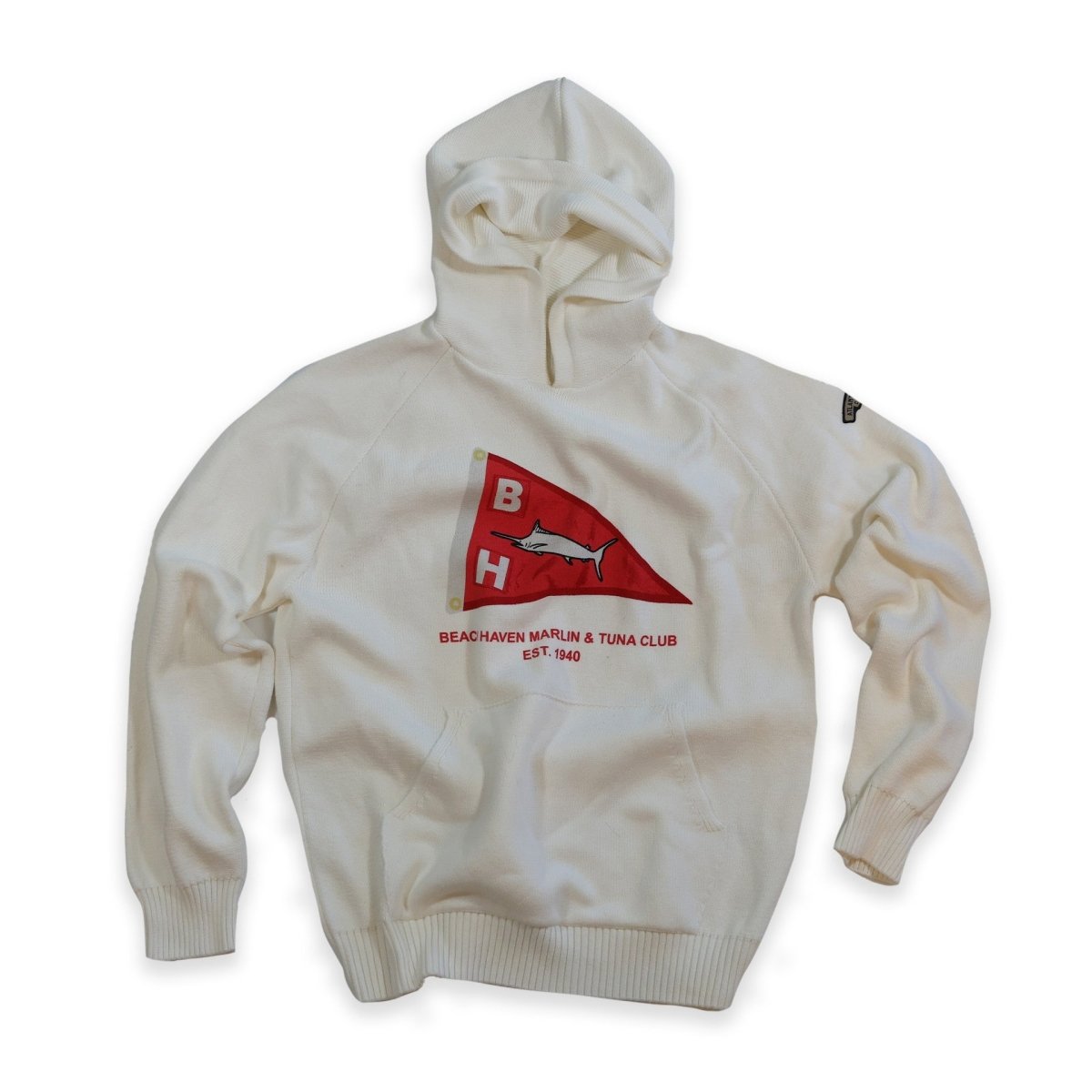 New Beach Haven Cotton Sweater Hoodie Sweaters Atlantic Rancher Company White Marlin White S