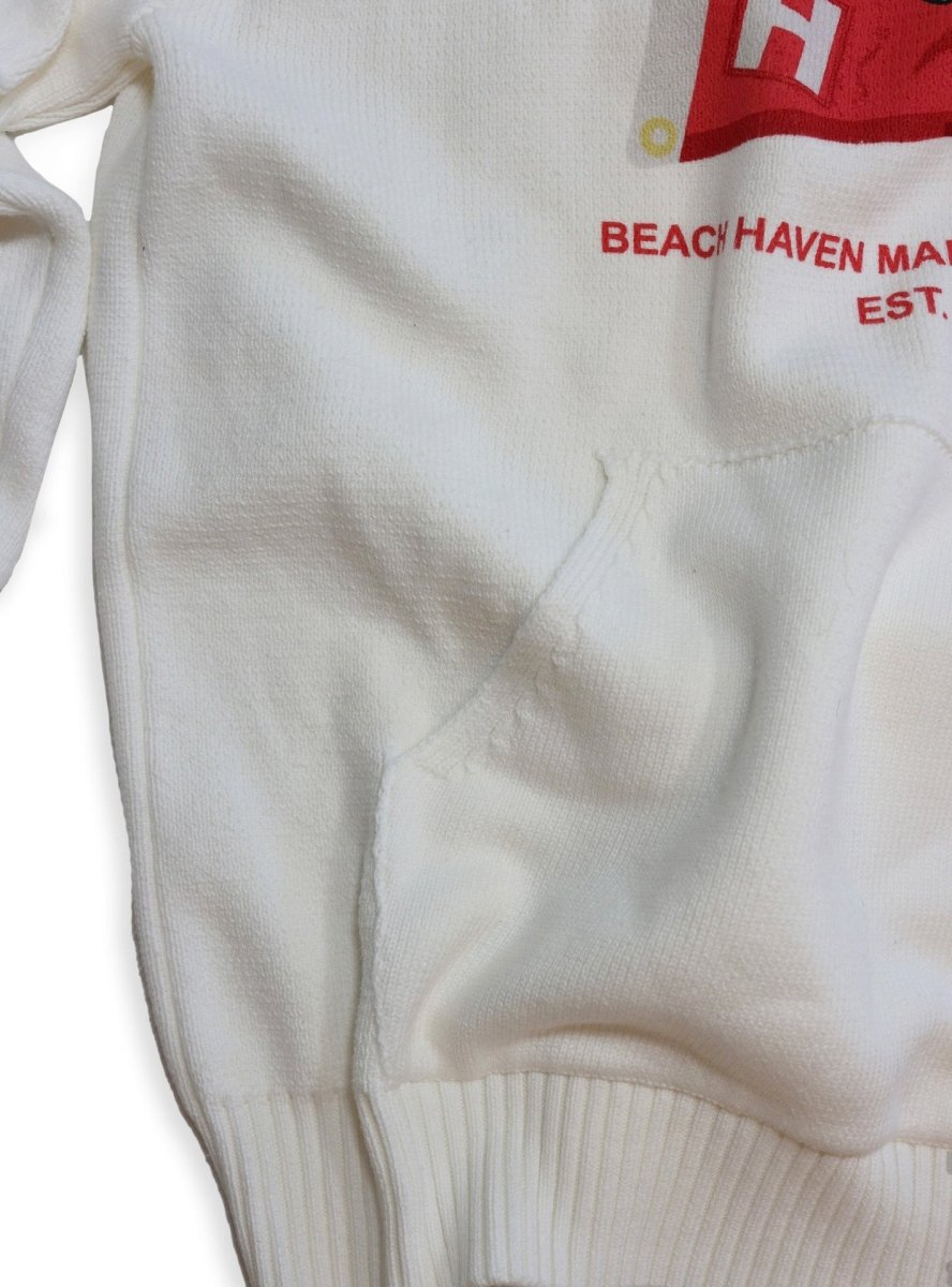 Beach Haven Cotton Sweater Hoodie - Atlantic Rancher CompanyBeach Haven Cotton Sweater HoodieSweatersAtlantic Rancher CompanyBCS-Hoodie01White Marlin WhiteSBeach Haven Cotton Sweater Hoodie