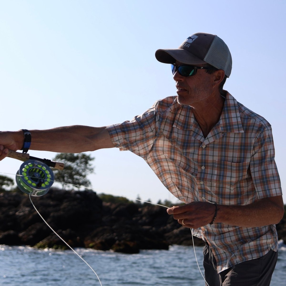 Bimini Short Sleeve Cotton Shirt- Plaids - FINAL SALE Bimini Shirts Atlantic Rancher Company