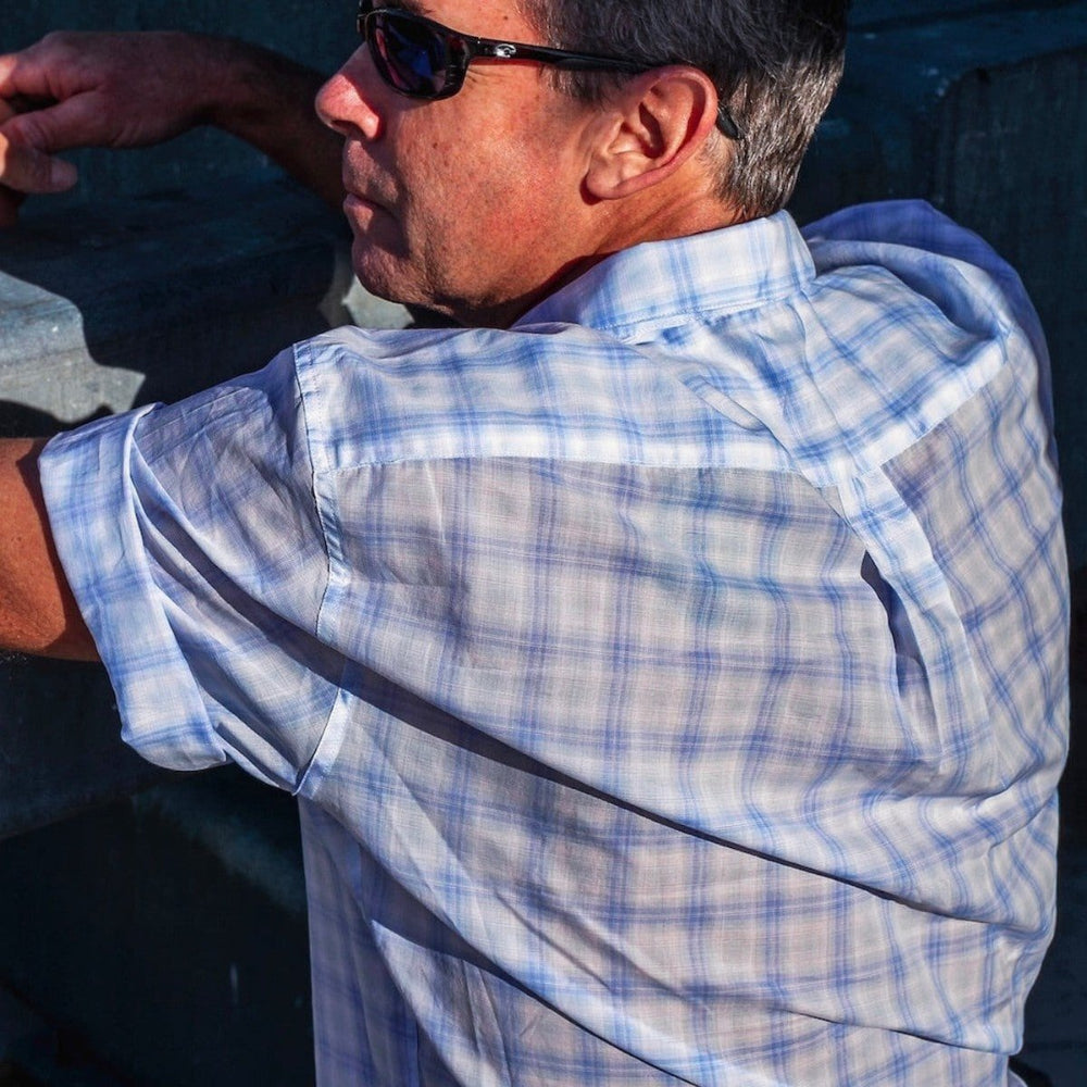 Bimini Short Sleeve Cotton Shirt- Plaids Bimini Shirts Atlantic Rancher Company